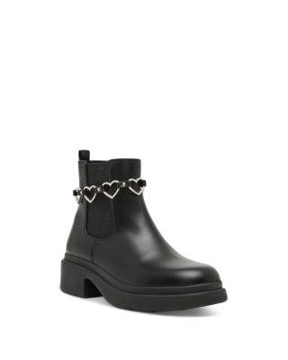 Girls' Walden Heart Strap Ankle Boots – Little Kid by STEVE MADDEN