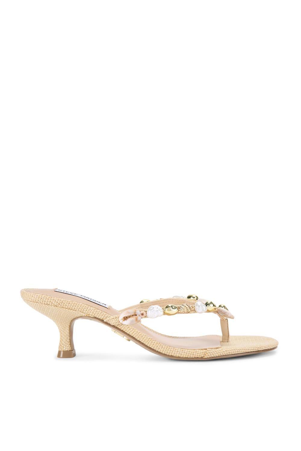 'Goldcoast Beige Raffia'  Heels by STEVE MADDEN