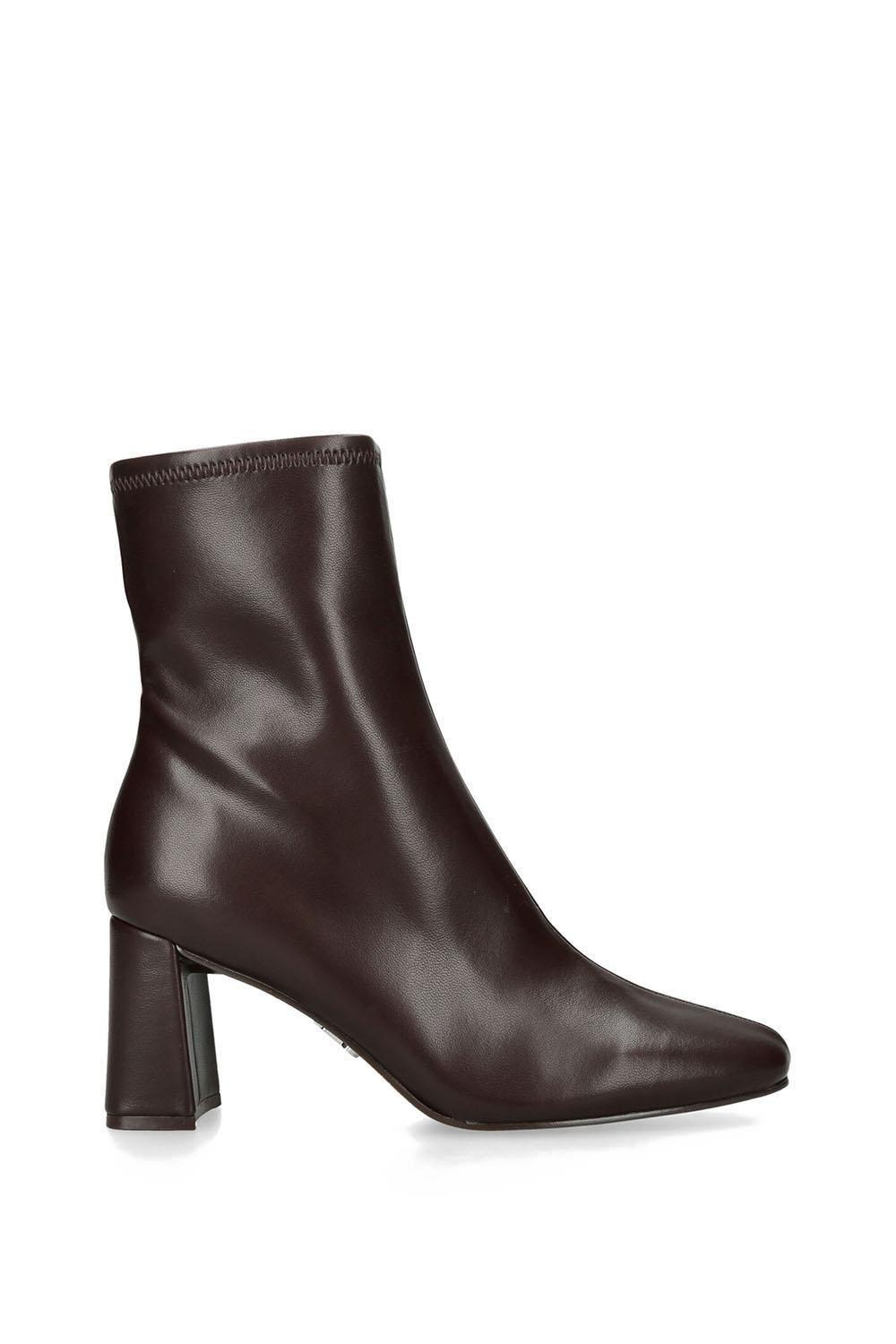 'Hurst Dark Brown' Leather Boots by STEVE MADDEN