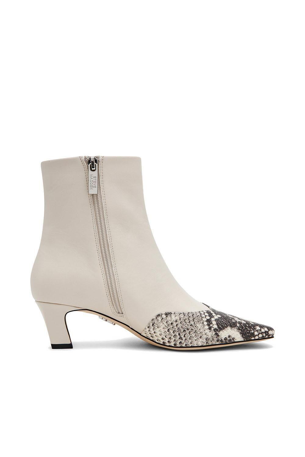 'Jamason Ankle Boot White'  Boots by STEVE MADDEN