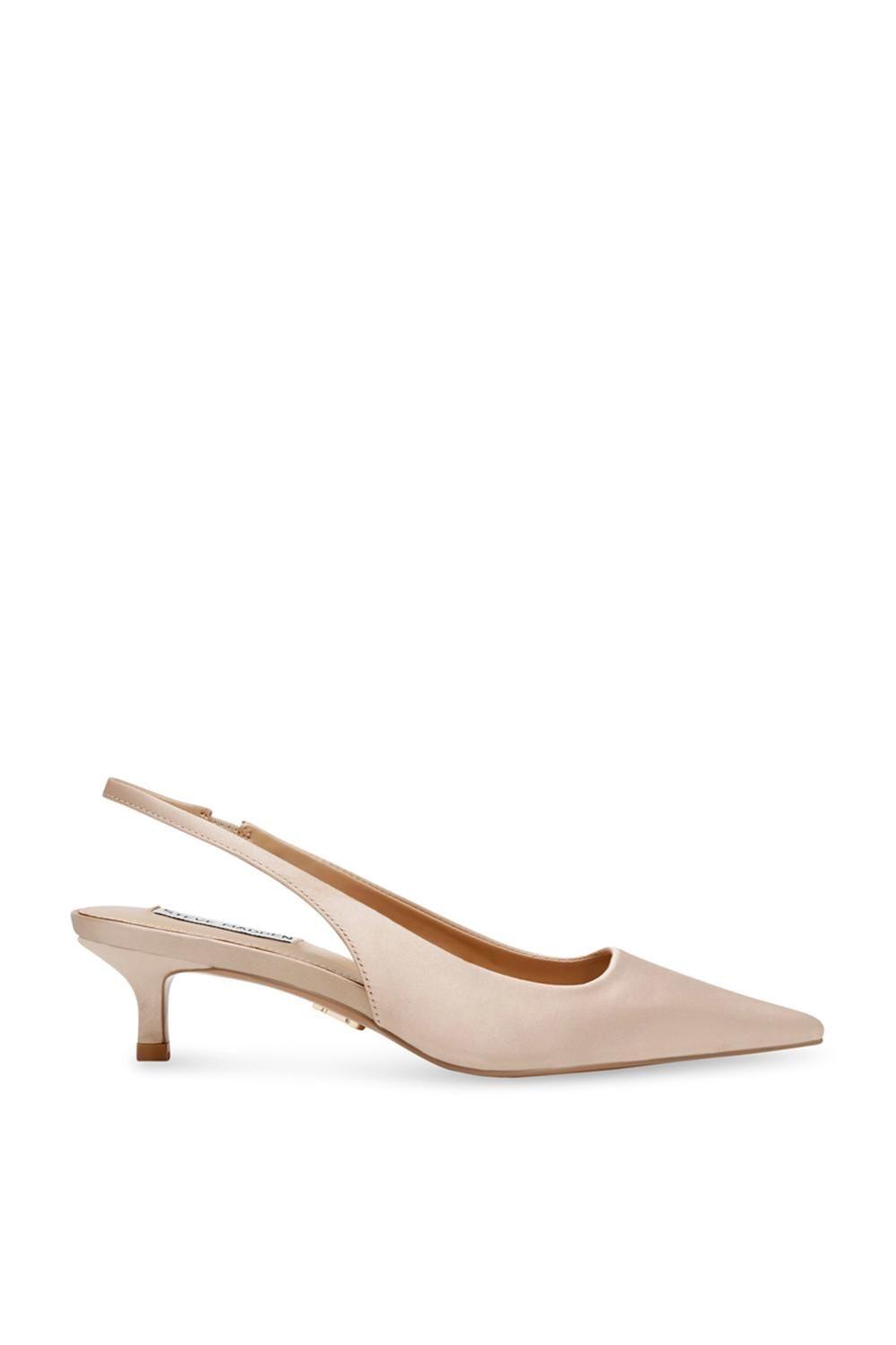 'Kari Heel Beige' Fabric Heels by STEVE MADDEN