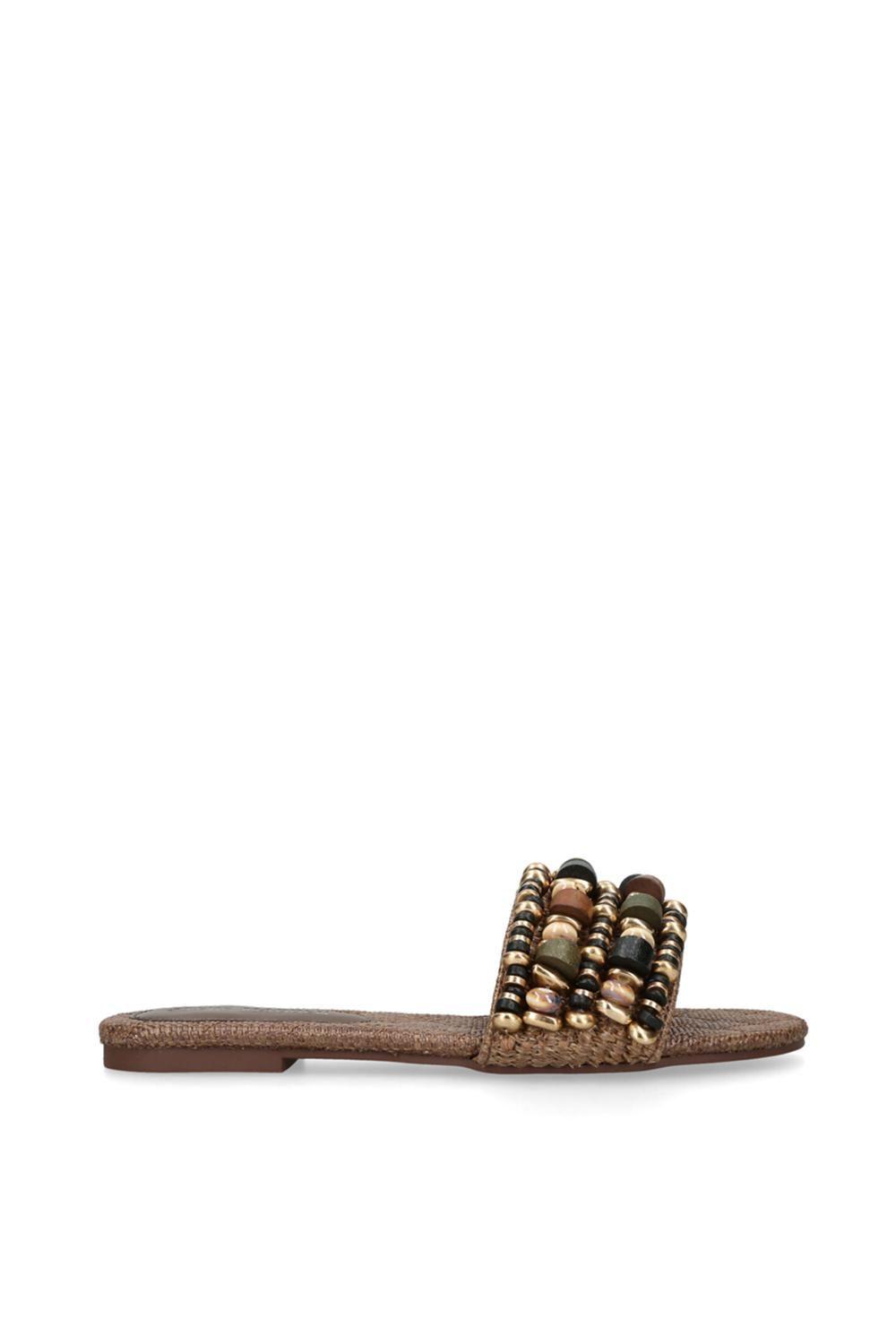 'Marika Brown' Fabric Sandals by STEVE MADDEN