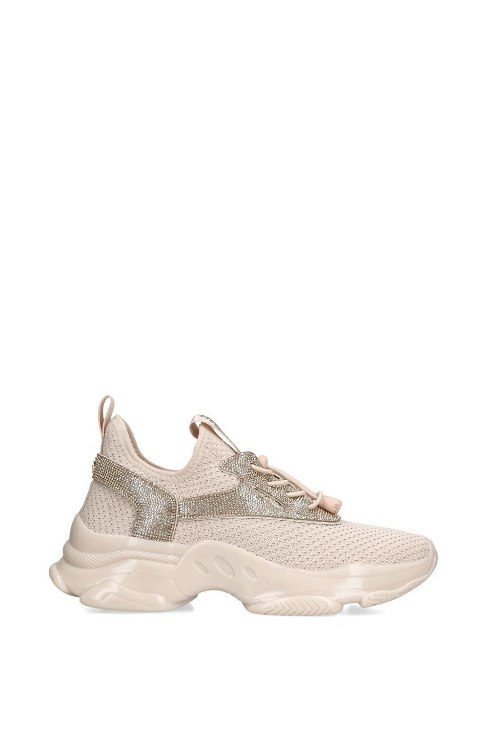 'Match Re Beige' Fabric Trainers by STEVE MADDEN