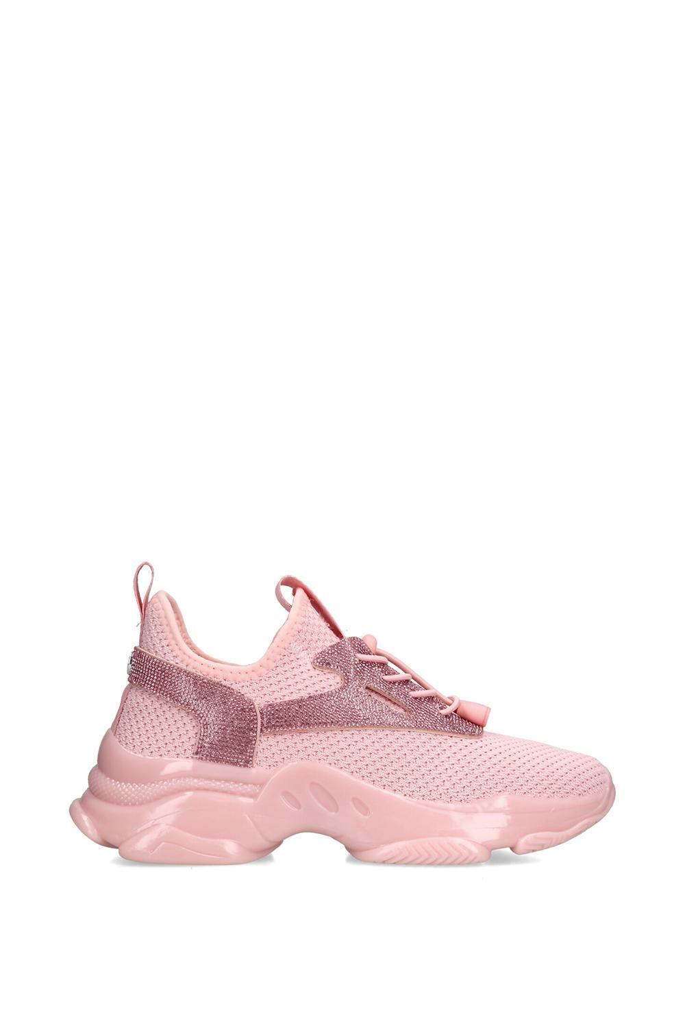 'Match Re Pink' Fabric Trainers by STEVE MADDEN
