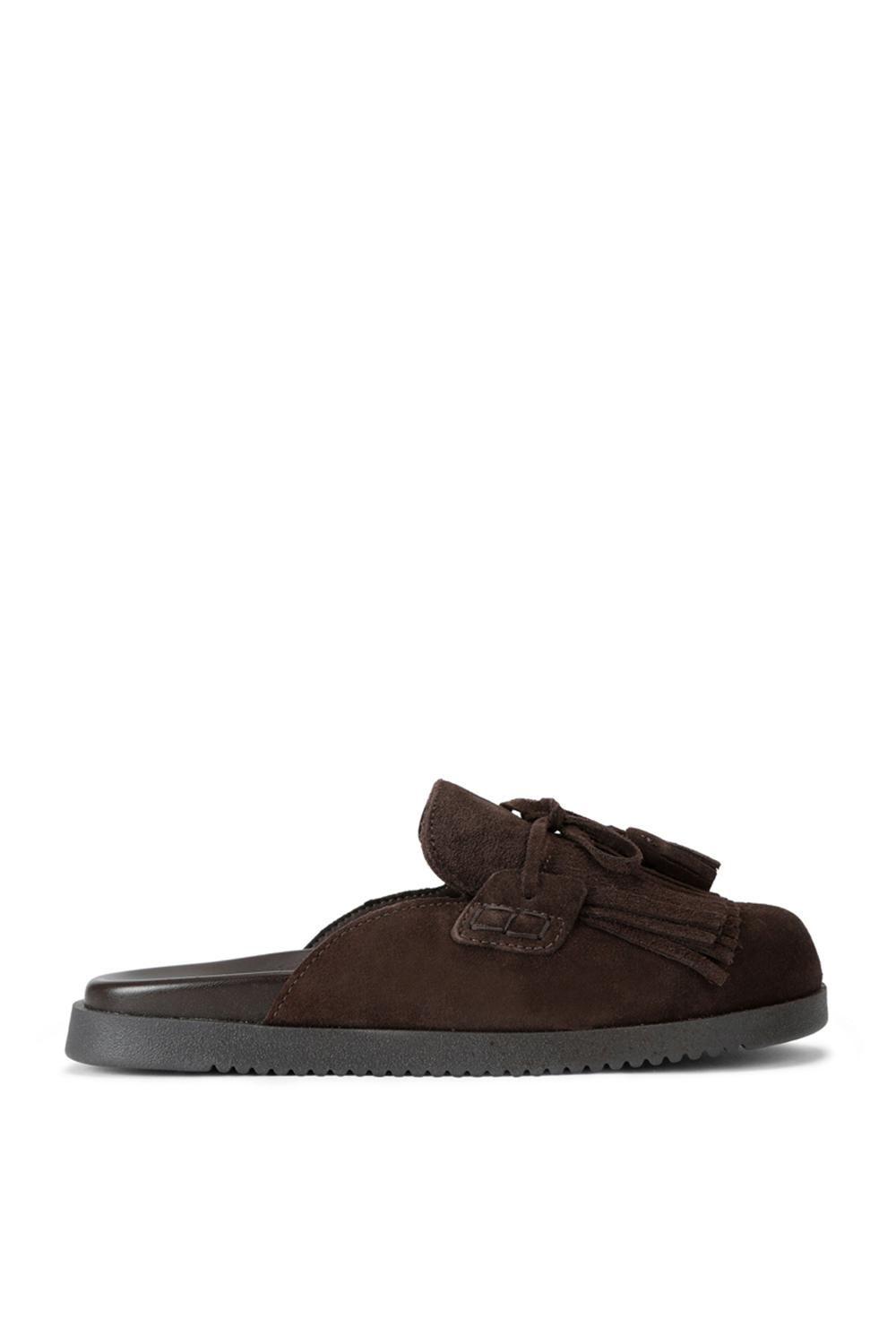 'Maurea Dark Brown' Suede Flats by STEVE MADDEN