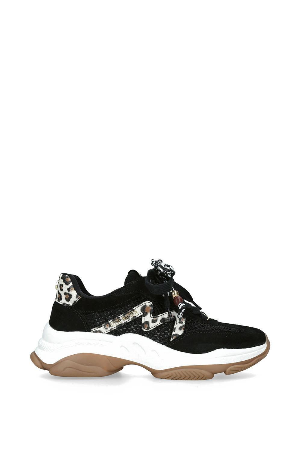 'Maxfield Black' Suede Trainers by STEVE MADDEN