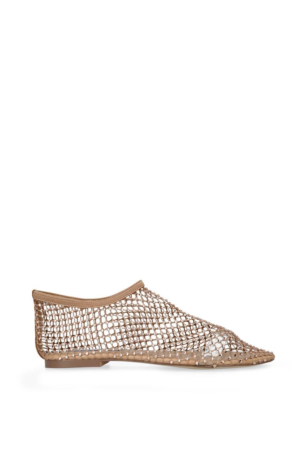'Mino Blush Rhinestone' Fabric Flats by STEVE MADDEN