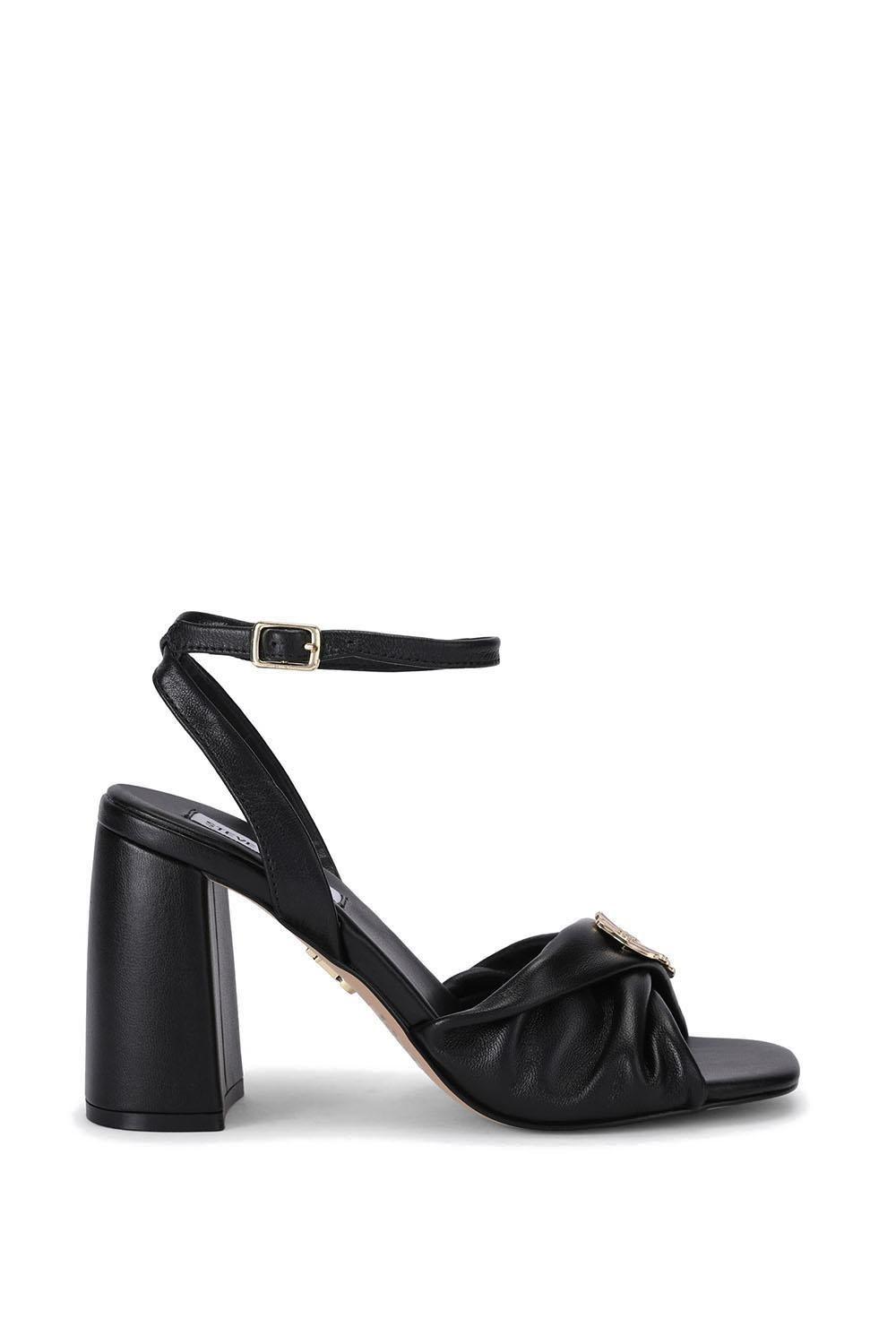 'Montage Black Leather'  Heels by STEVE MADDEN
