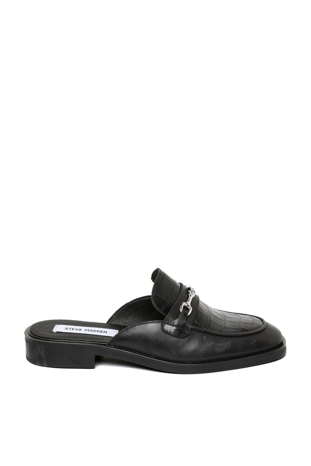 'Nada Mule Black' Flats by STEVE MADDEN