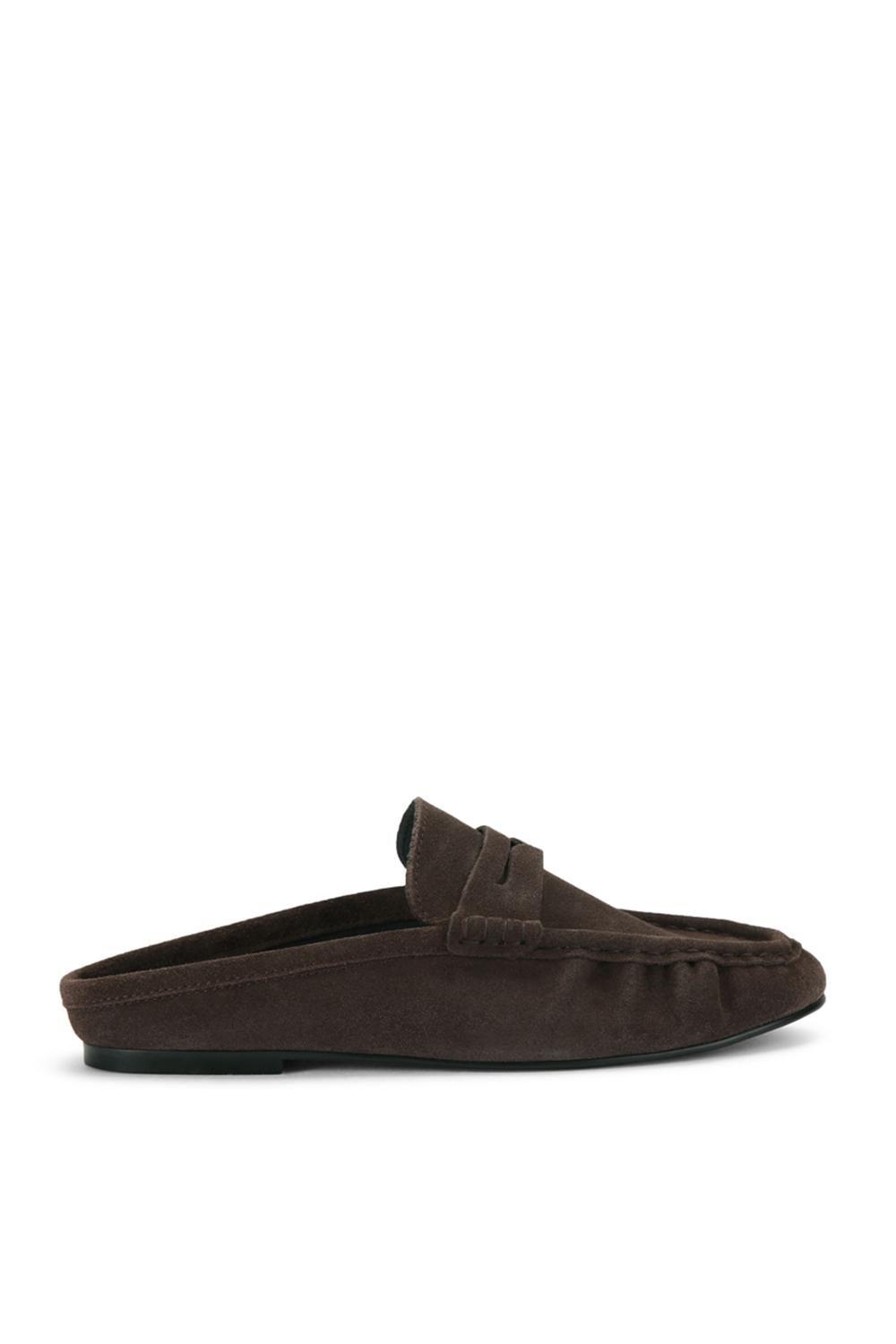 'Rafe Dark Brown' Suede Flats by STEVE MADDEN