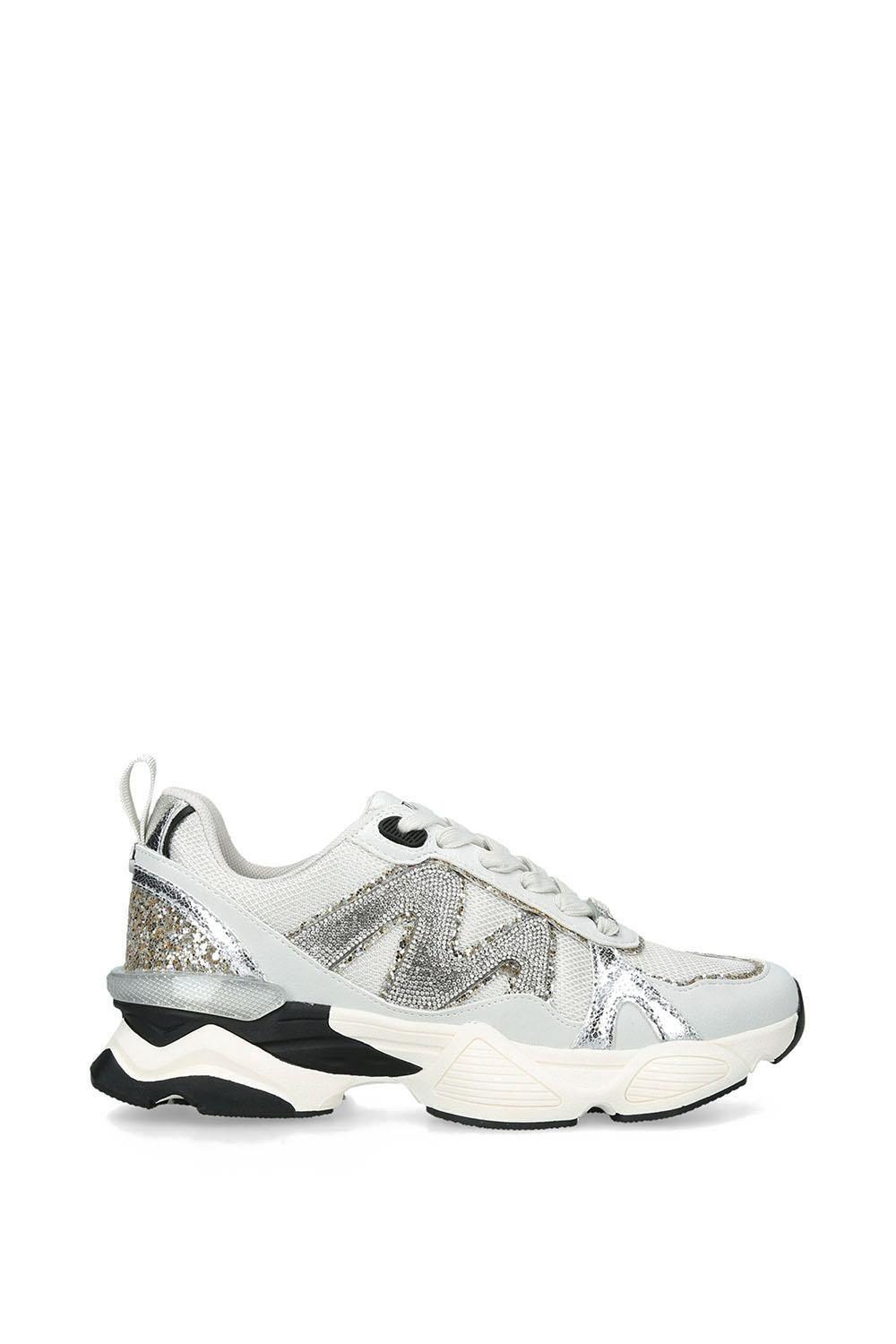 'Sedgwick Beige' Fabric Trainers by STEVE MADDEN