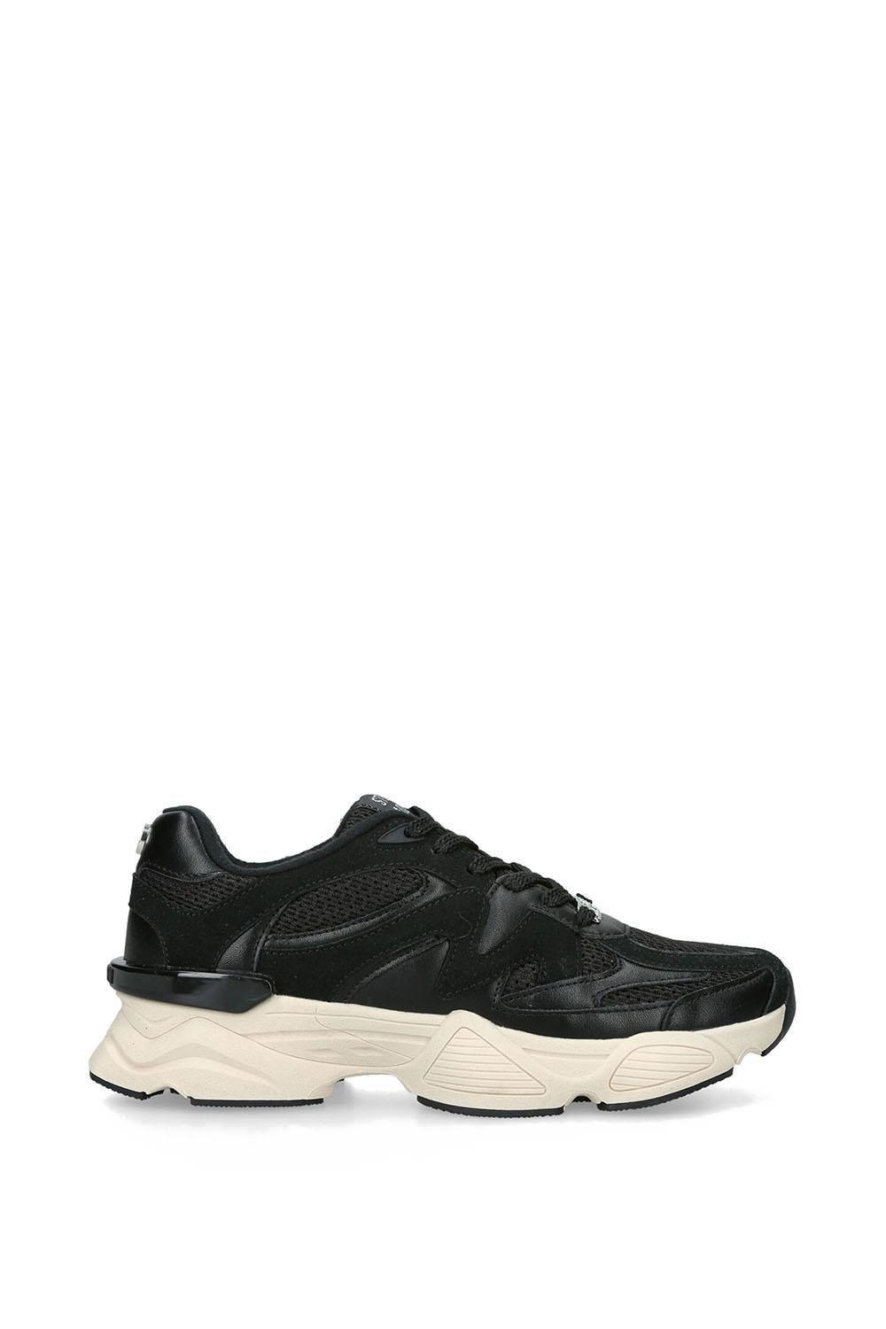 'Speeder Black' Fabric Trainers by STEVE MADDEN