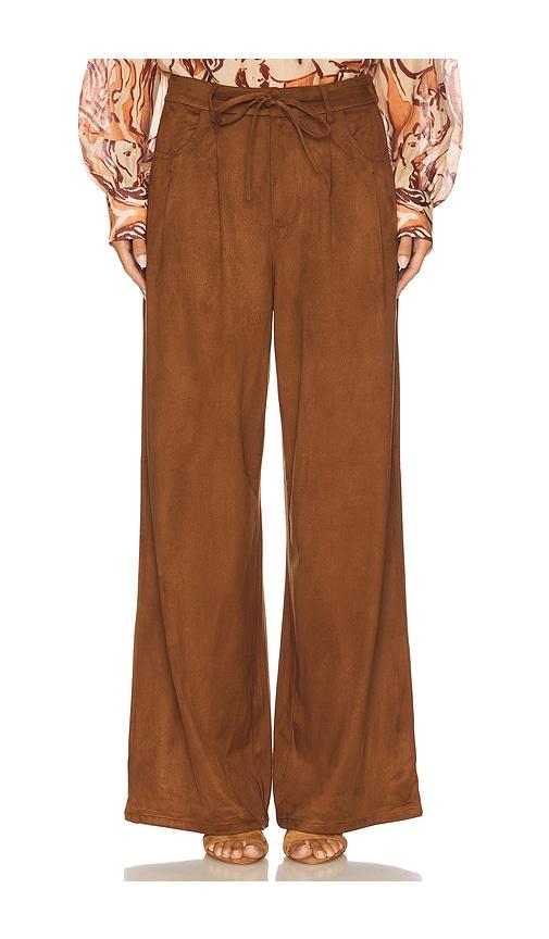 Steve Madden Alysia Pant in Brown by STEVE MADDEN