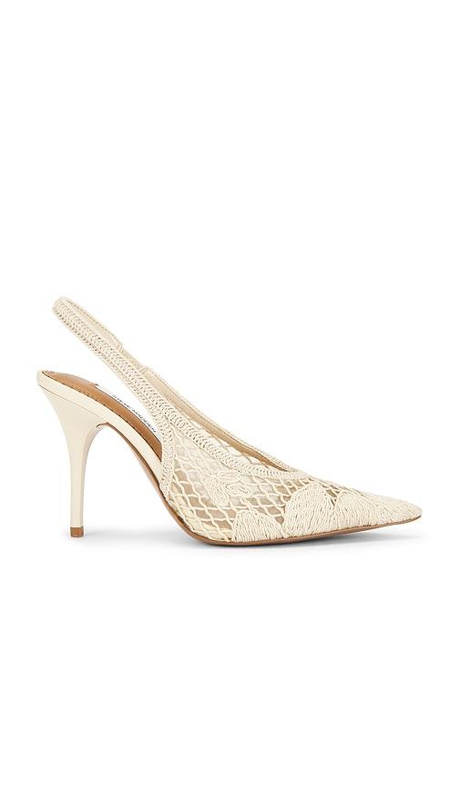 Steve Madden Andromeda Crochet Pump in Cream by STEVE MADDEN