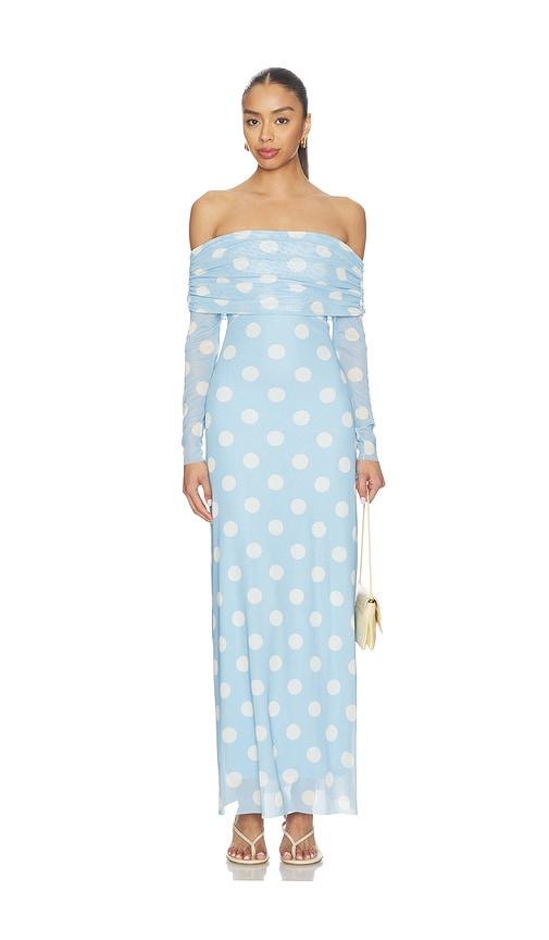 Steve Madden Aurelia Dress in Baby Blue by STEVE MADDEN