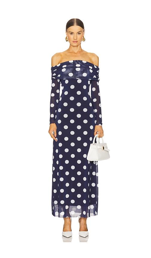 Steve Madden Aurelia Dress in Navy by STEVE MADDEN