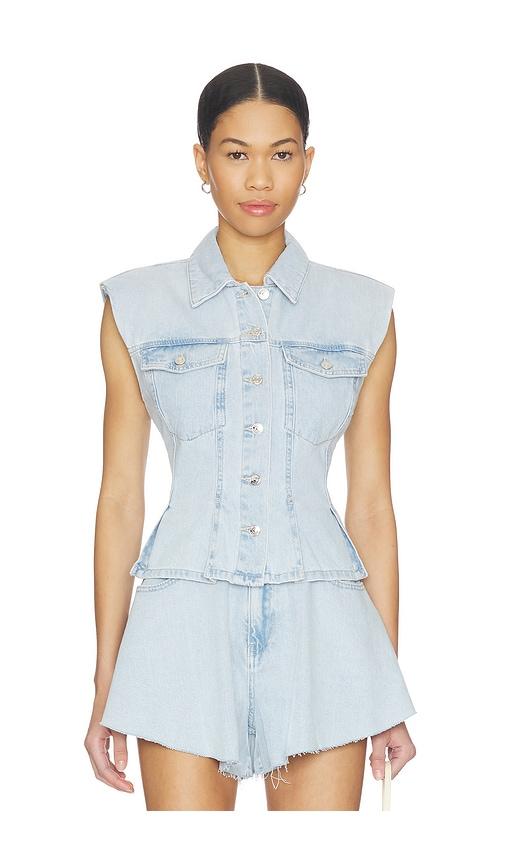 Steve Madden Cassady Top in Blue by STEVE MADDEN