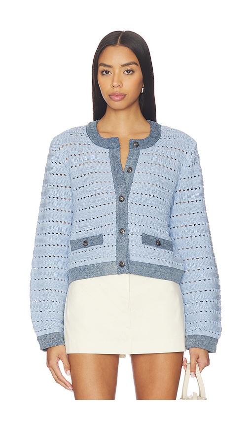 Steve Madden Cassette Cardigan in Baby Blue by STEVE MADDEN