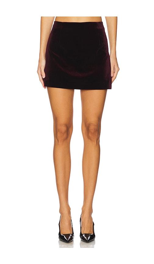 Steve Madden Cindi Skirt in Wine by STEVE MADDEN