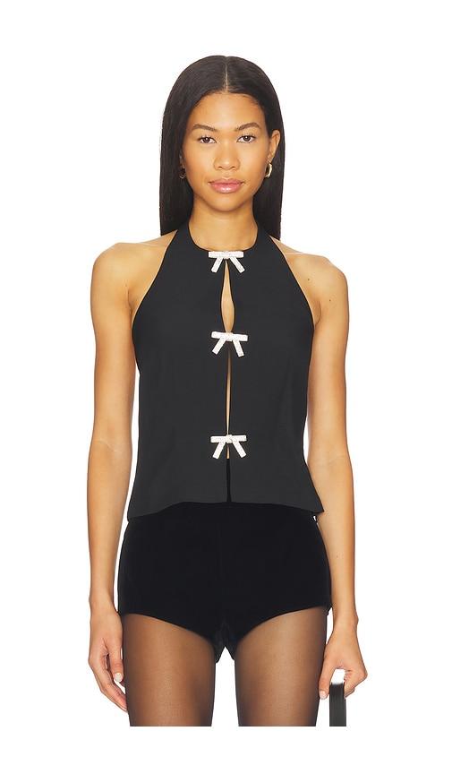 Steve Madden Juvia Top in Black by STEVE MADDEN