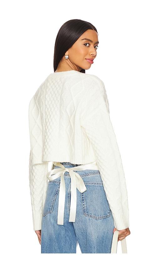 Steve Madden Kessie Sweater in White by STEVE MADDEN