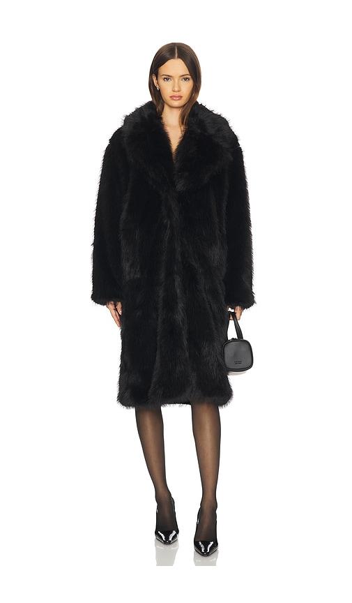 Steve Madden Larkin Coat in Black by STEVE MADDEN