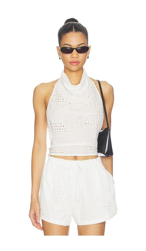 Steve Madden Lou Top in White by STEVE MADDEN