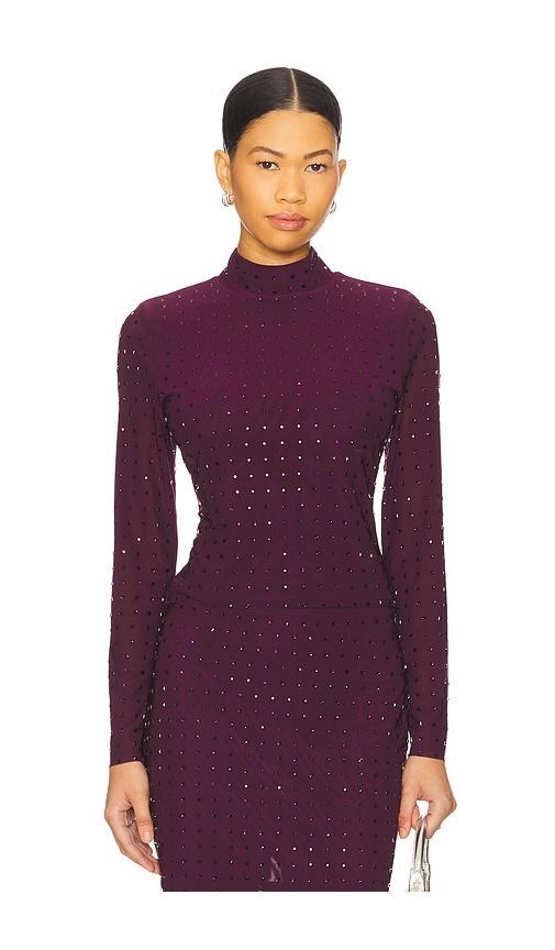 Steve Madden Melvina Top in Burgundy by STEVE MADDEN