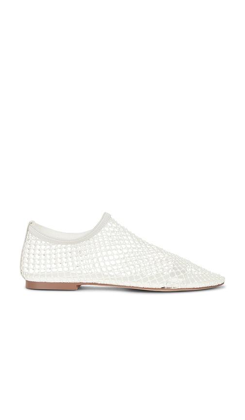 Steve Madden Mino Flat in White by STEVE MADDEN