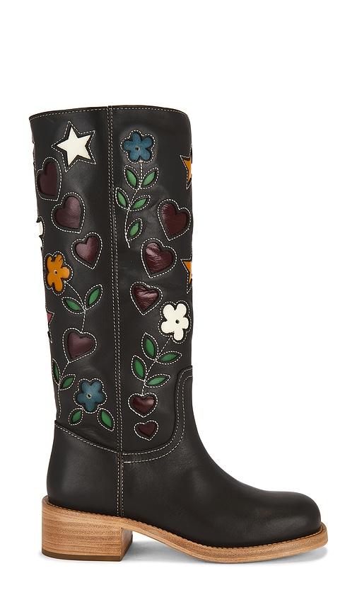 Steve Madden Riggs Floral Boot in Brown by STEVE MADDEN