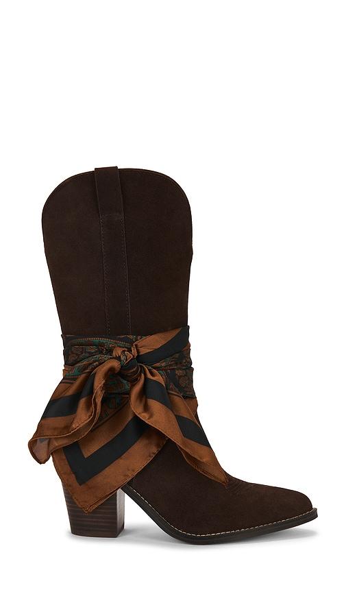 Steve Madden Sally Scarf Boot in Brown by STEVE MADDEN
