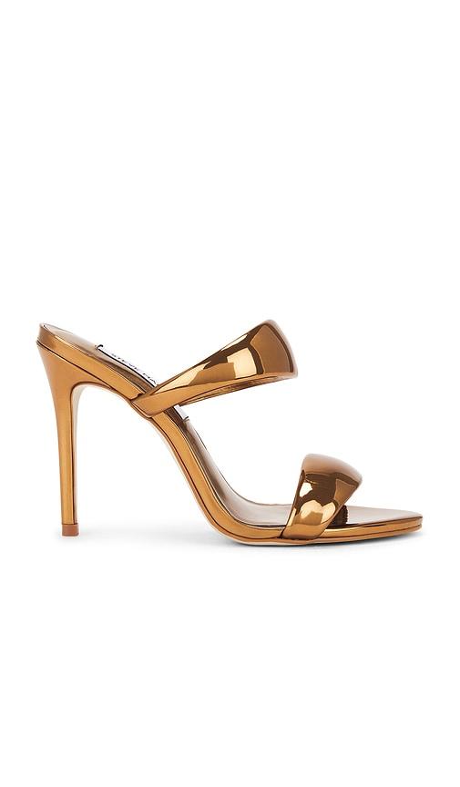 Steve Madden Saturn Sandals in Metallic Bronze, brown by STEVE MADDEN