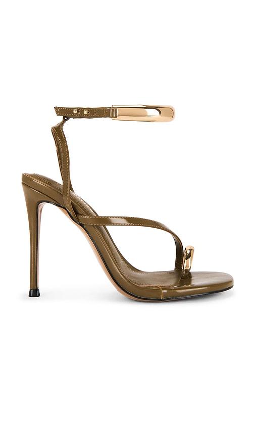 Steve Madden Tia Sandal in Olive by STEVE MADDEN