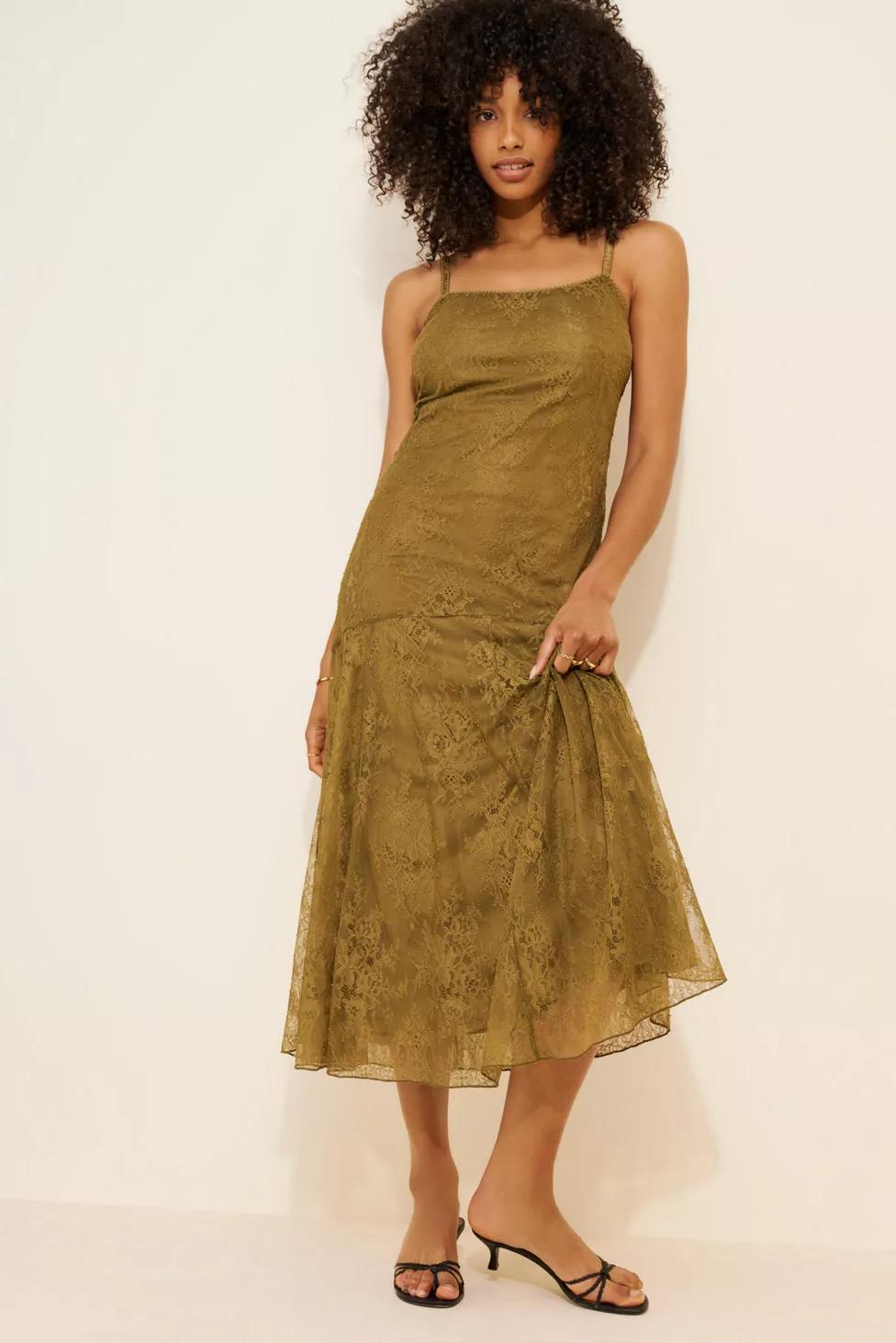 Steve Madden Veera Lace Midi Dress by STEVE MADDEN