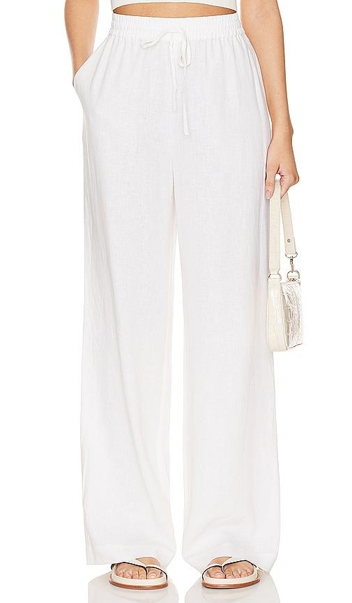 Steve Madden Venetia Pant in White by STEVE MADDEN