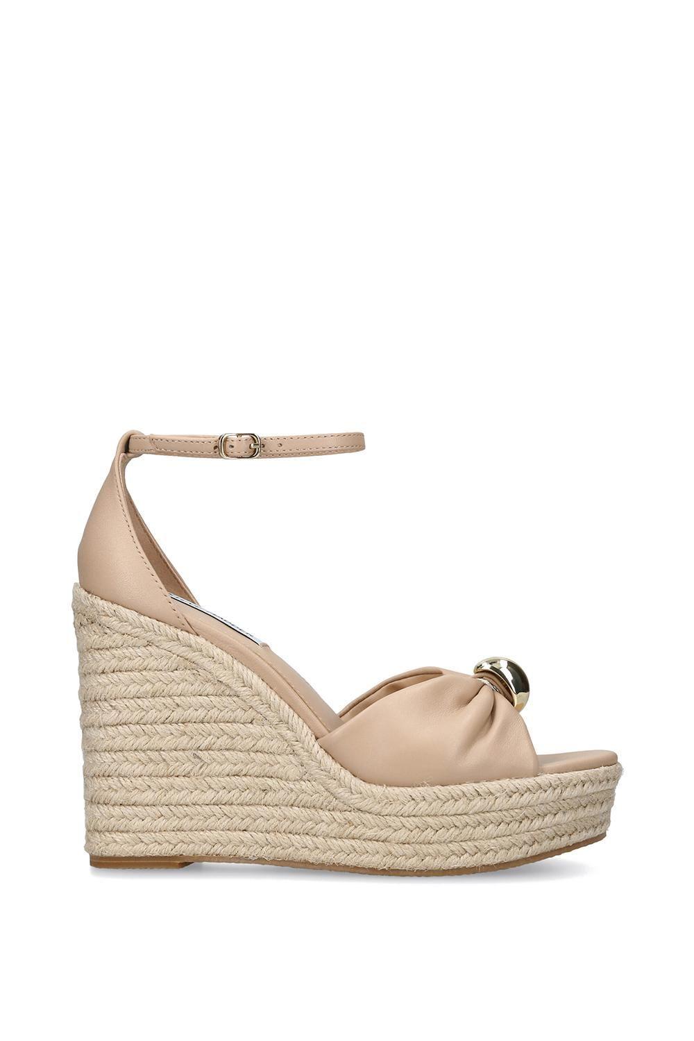 'Taliya Pale Pink' Leather Sandals by STEVE MADDEN