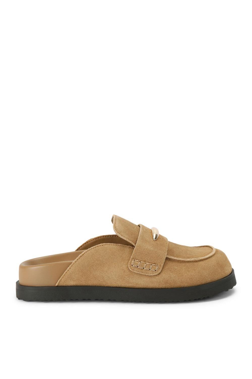 'Tobin Mid Brown' Suede Flats by STEVE MADDEN
