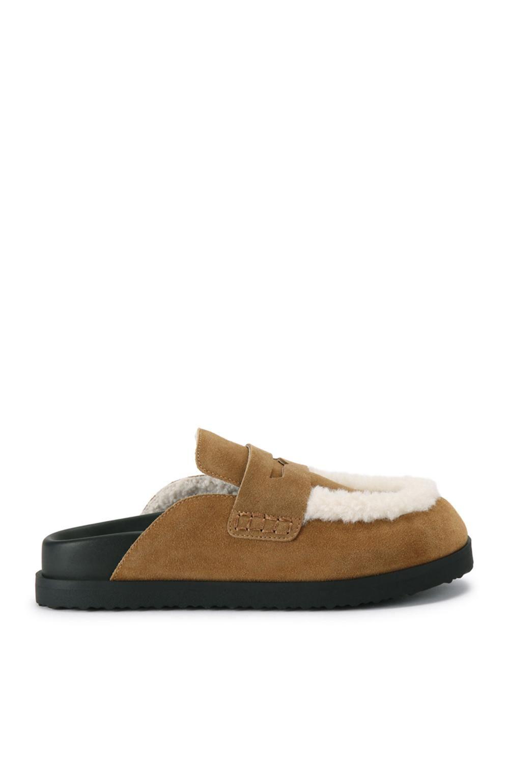 'Tomlin Brown' Suede Flats by STEVE MADDEN