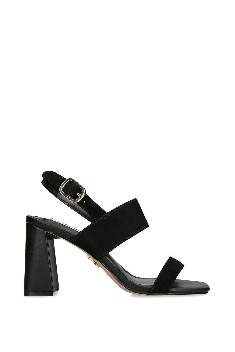 'Wendie Black Suede' Suede Heels by STEVE MADDEN
