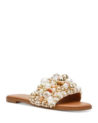 Women's Klio Embellished Slides by STEVE MADDEN