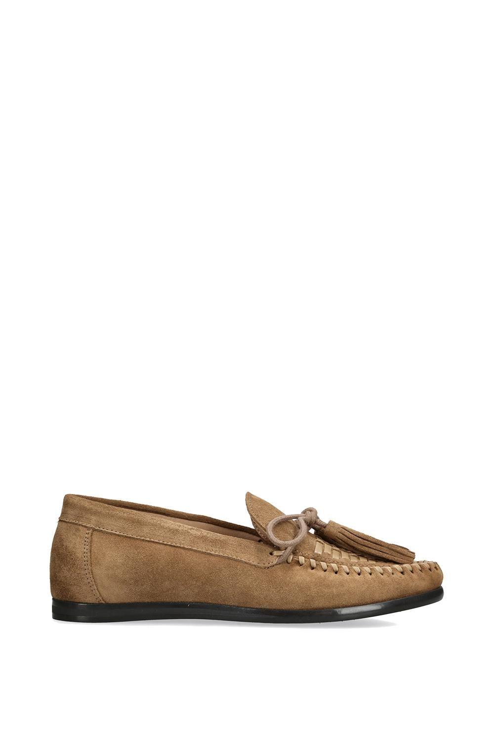 'Yaira Taupe Suede' Suede Flats by STEVE MADDEN