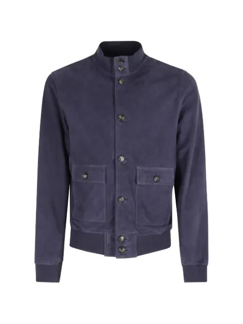 buttoned suede jacket by STEWART