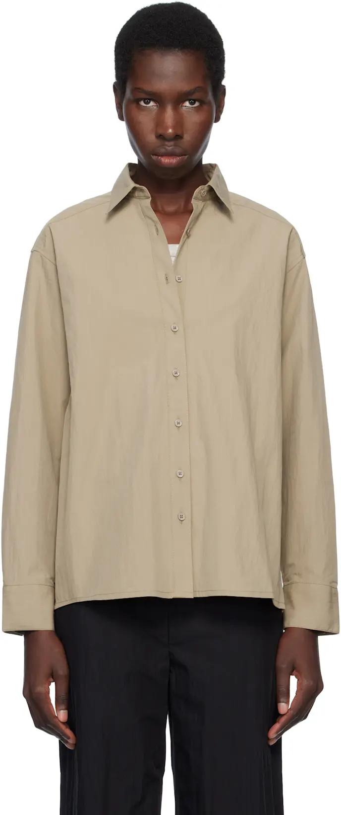 Khaki Lexington Shirt by STILL HERE
