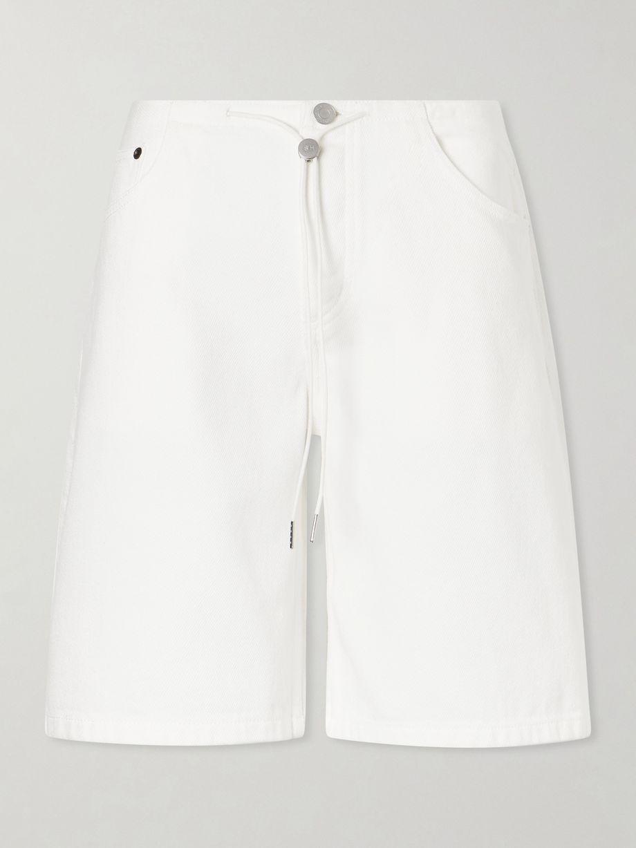 Low-rise denim shorts by STILL HERE