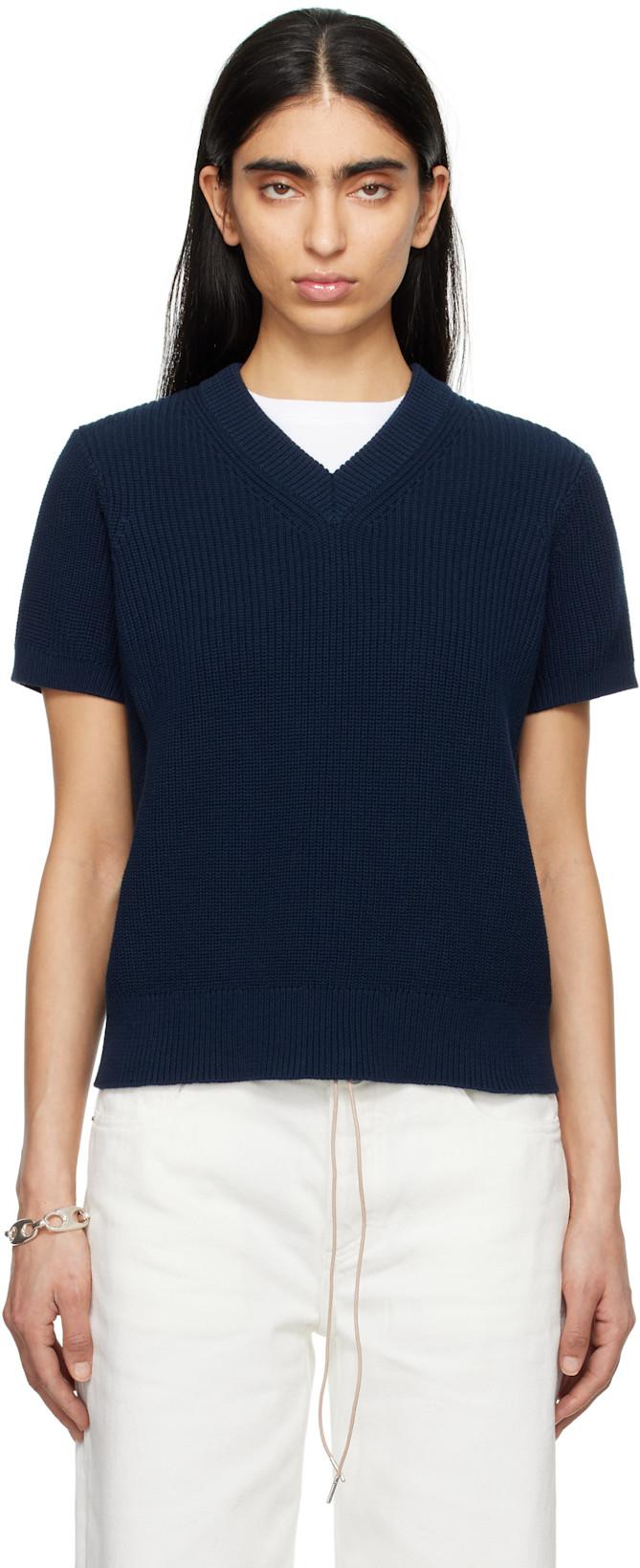 Navy Hotel Sweater by STILL HERE