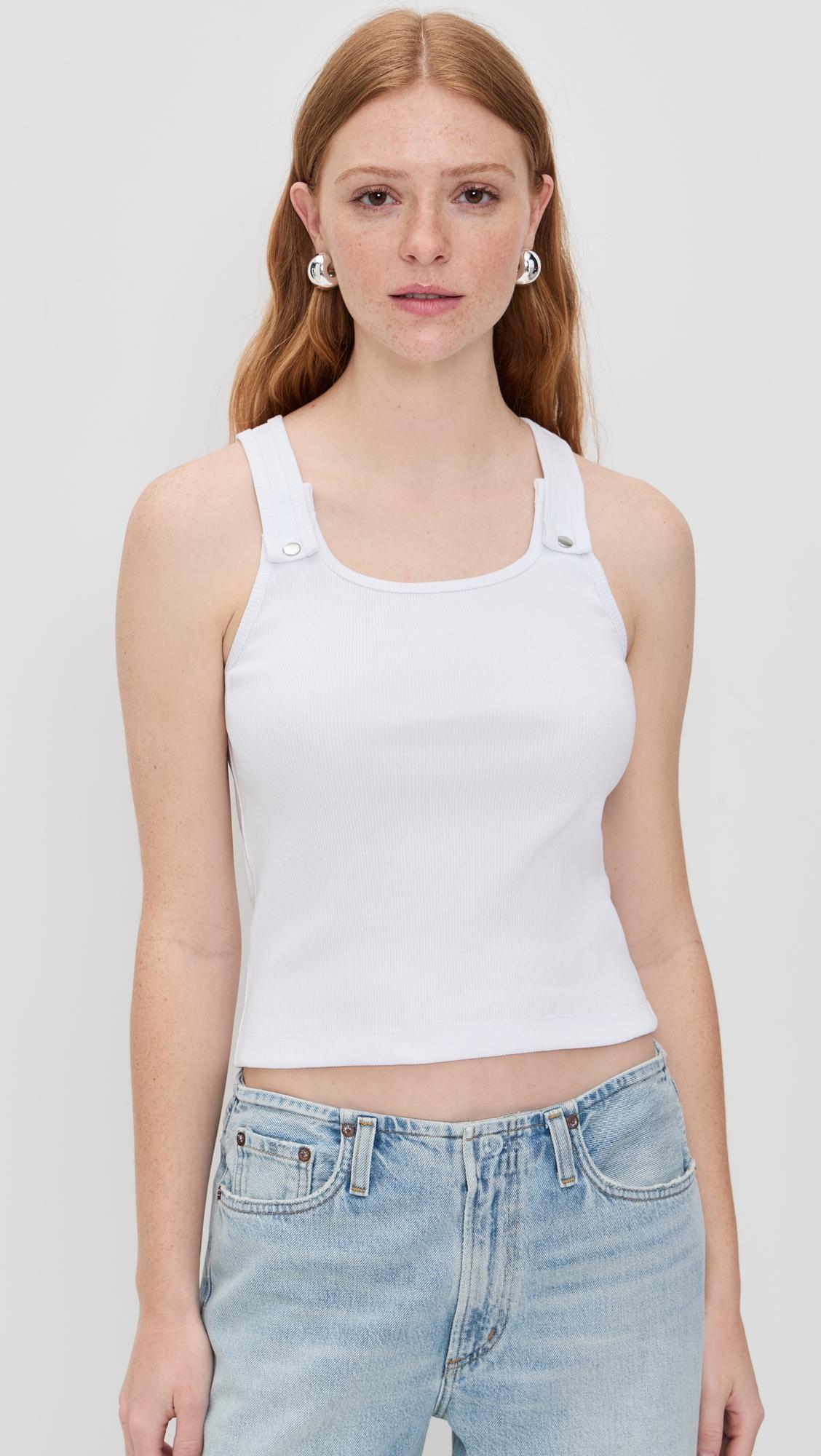 Snap Tank in Milk by STILL HERE