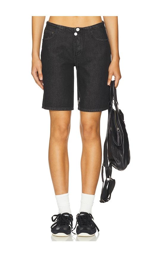 Still Here Cool Shorts in Black by STILL HERE Still Here Cool Shorts in Black by STILL HERE