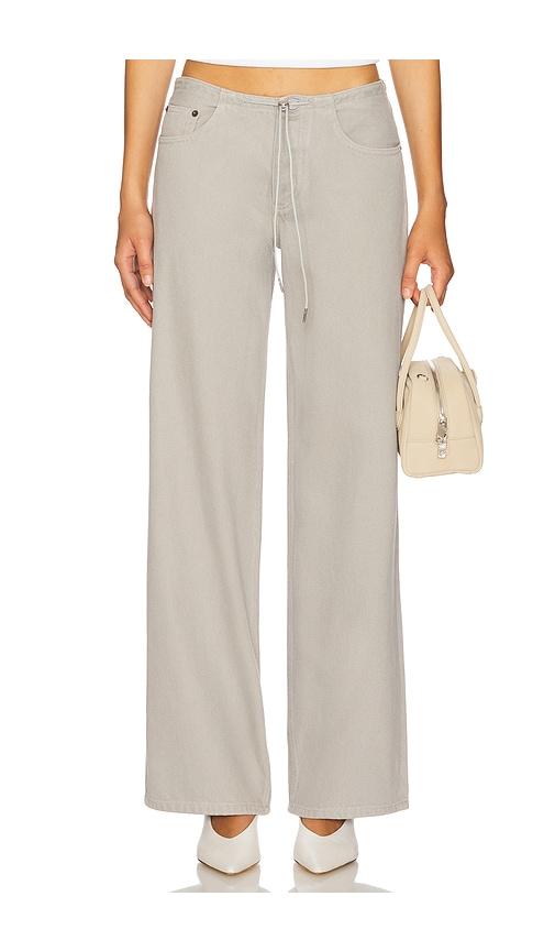 Still Here Cool Wide Leg Jeans in Light Grey by STILL HERE