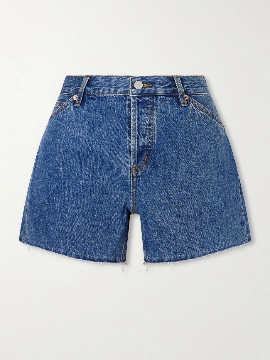 Straight-leg denim shorts by STILL HERE