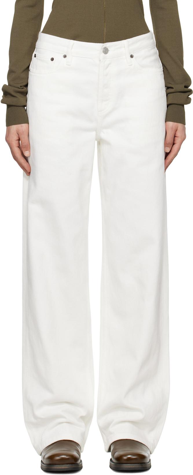 White Everyday Jeans by STILL HERE